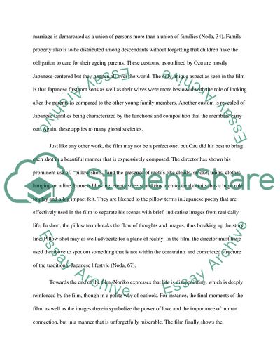 Asian Humanities: the Film Tokyo Story