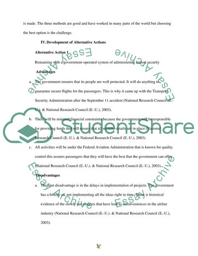 Importance of Aviation Security