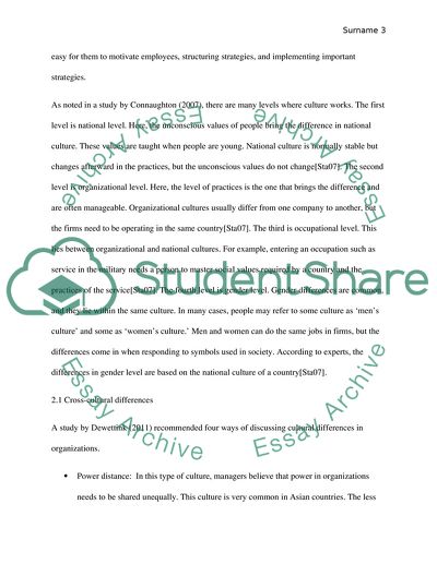 How Understanding of Cultural Differences Can Assist in Managing Employees