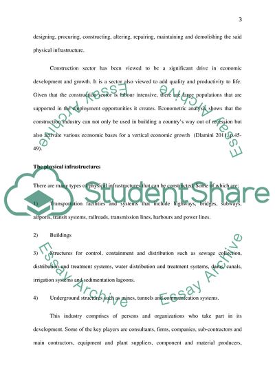 Construction Industry and Economic Development