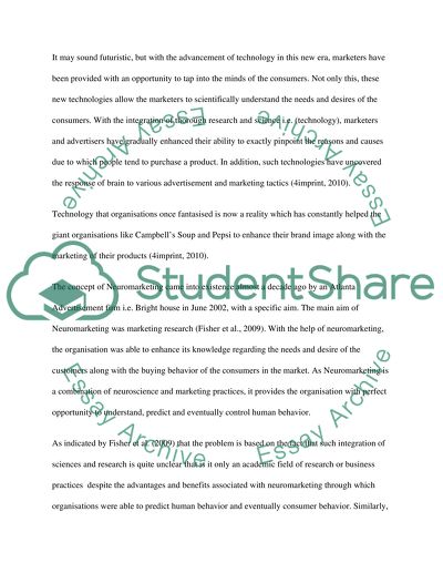 How far neuromarketing can go ethically