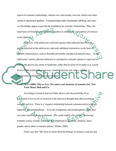 The Anatomy of Romance