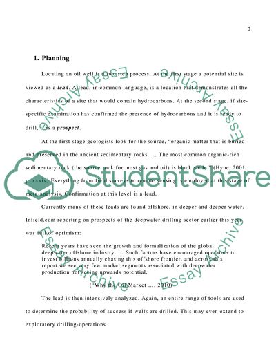 Oil Wells: From Planning through Production to Abandonment