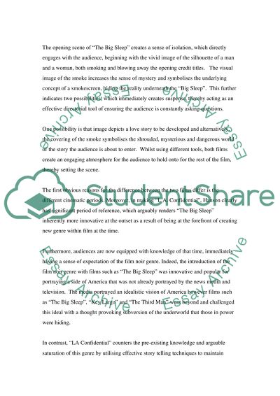 The Big Sleep and L.A. Confidential