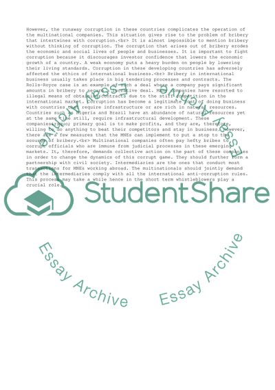 International Business and Multinational Enterprises