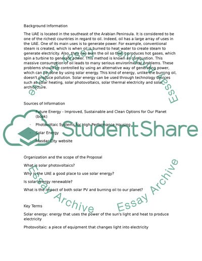 solar power thesis topics