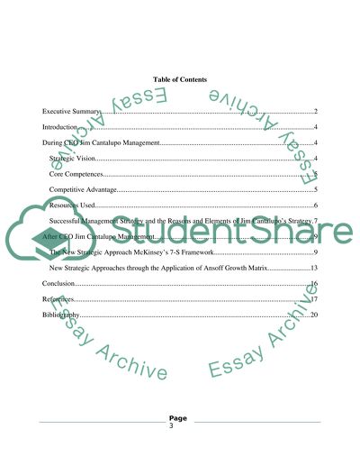Strategic Management - Essay Oven strategic management essay