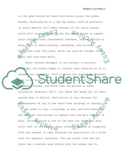 The Most Interesting Parallel Between the Game of Risk and Real-World Politics