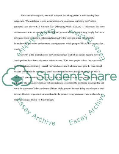 Junk mail - nuisance or opportunity