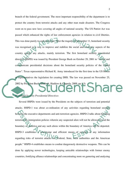 Homeland Security and Community Preparedness