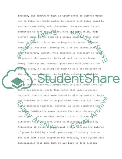 Political Science: Locke and Publius