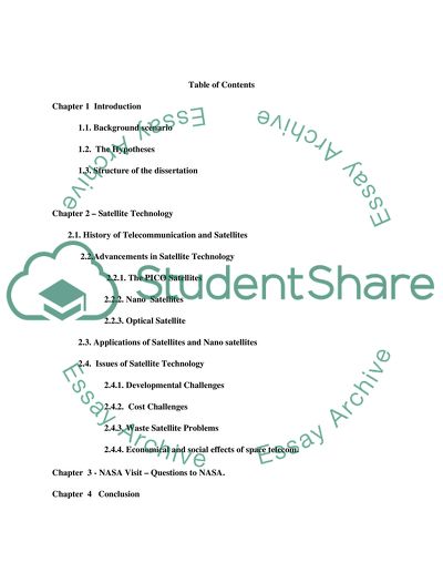 Nano Satellites and Space Debris
