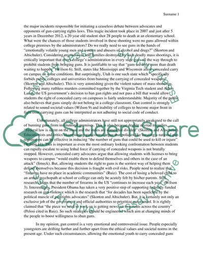 Colleges Become Major Front in Fight over Carrying Guns