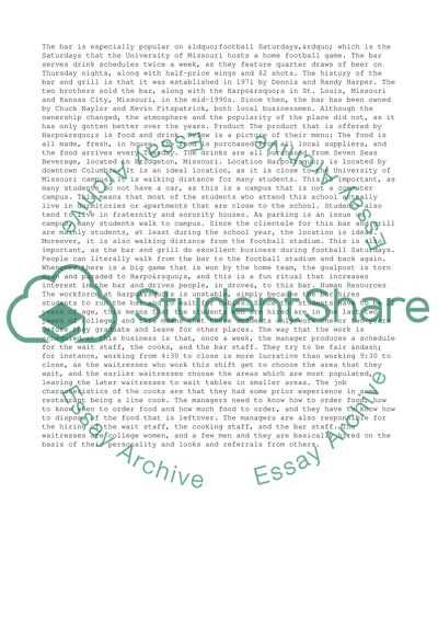 Harpos Bar and Restaurant