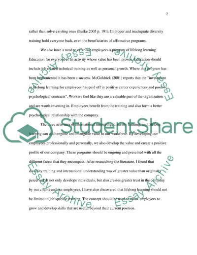 Human Resource Career Development Activities