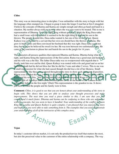 The Story of Ramayana