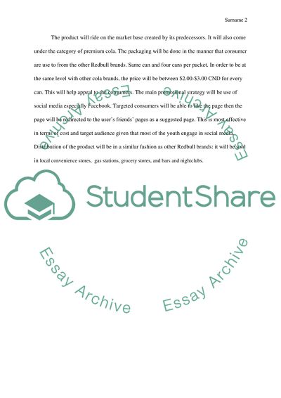 Redbull-Cola Marketing Strategy