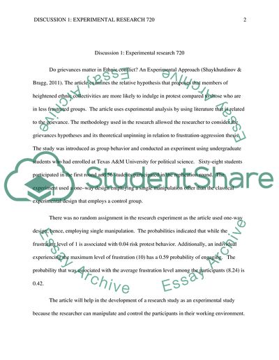 Do Grievances Matter in Ethnic Conflict