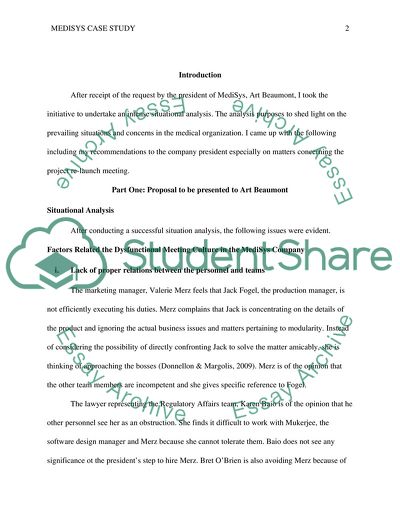 MediSys Case Study Assignment
