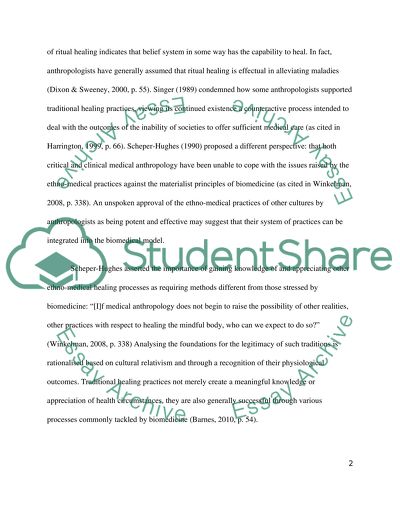 Placebo Effects and Healing through Belief System