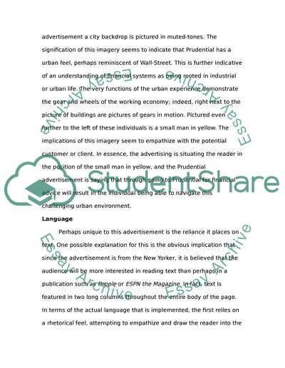 Language and Audience of an Advertisement