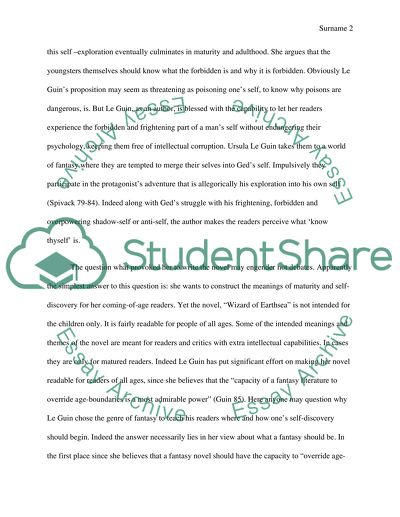 Le Guins Opposition to Traditional View about Children Literature