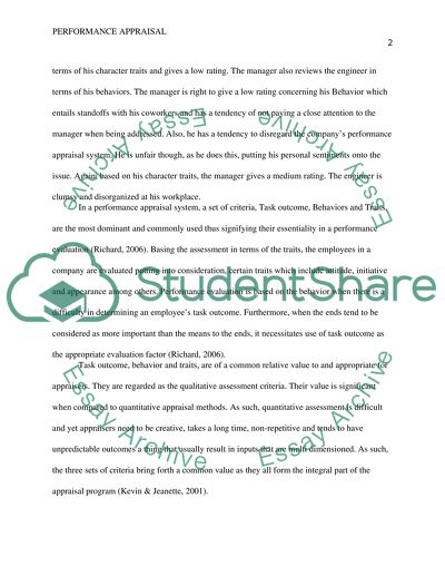 Performance Evaluation Paper