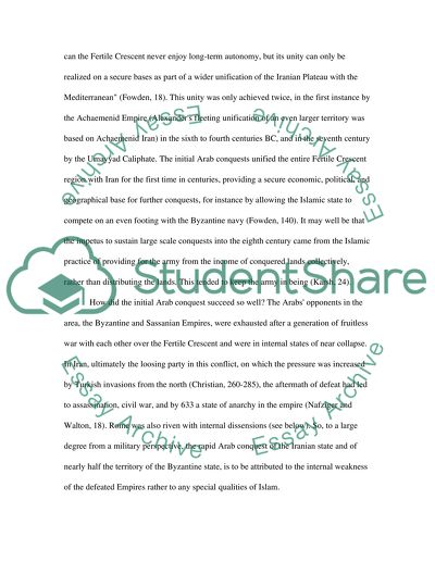 The Islamic Conquests