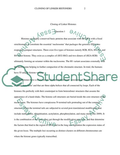 Cloning of Linker Histones