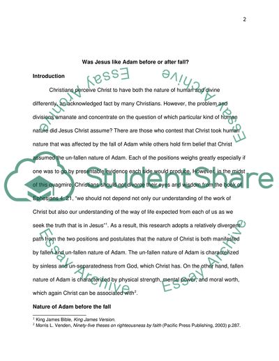 The Nature of Christ Among Many Theologians and Religious