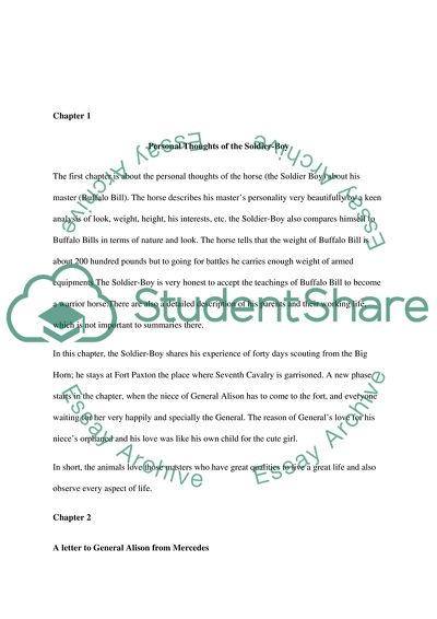 Relationships in A Horses Tale by Mark Taiwan