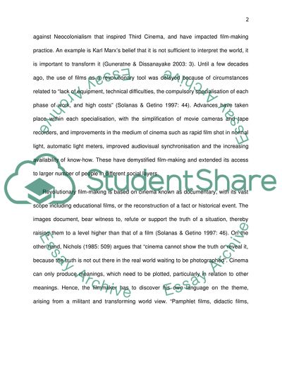 Contemporary Activist FillmmakersUse New Media Technology to Democratise Film Production, Distribution and Exhibition