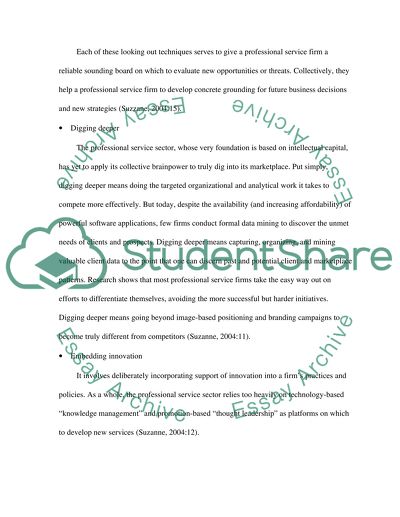 Leading Service Firms