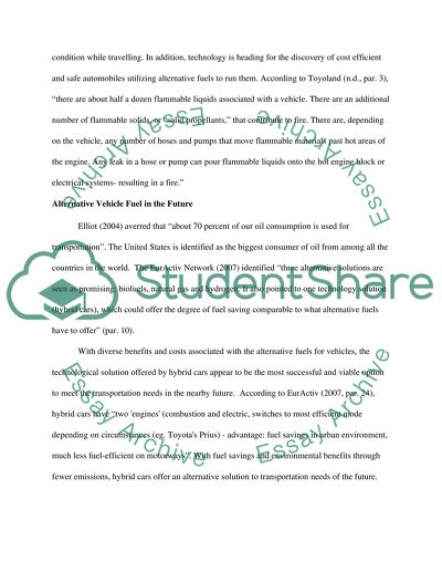 Current role of fire and technology in automobiles, and where the technology is heading