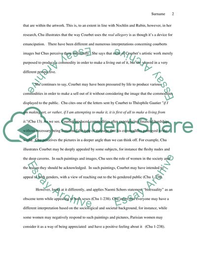 Chus experience in The Mural as an allegory