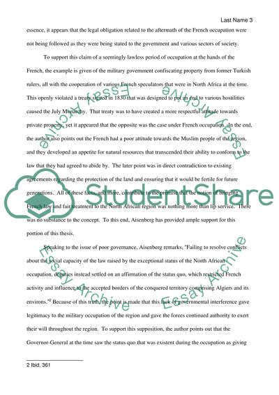 The Facts of Social Organization in the Debate over North Africa