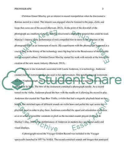 Recording Device Phonograph