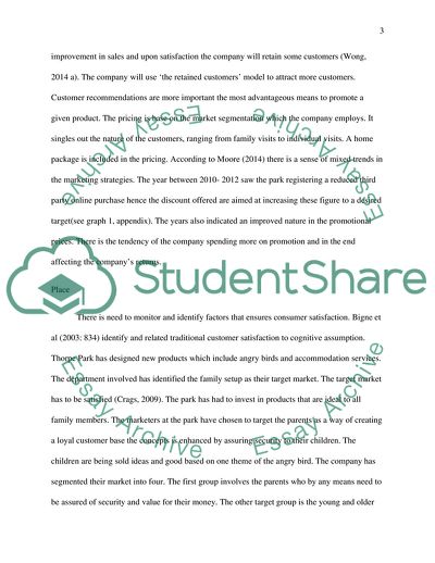 Thorpe Park marketing and operations management analysis