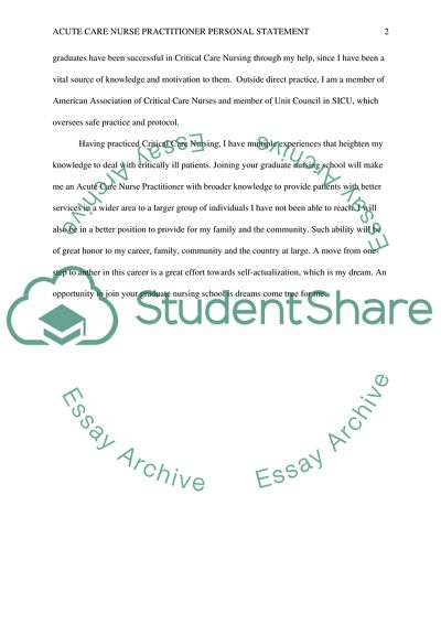 Seeking for an Opportunity to Join Graduate Nursing School