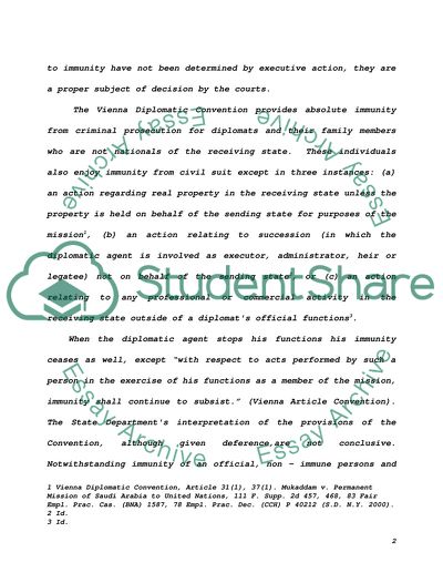 Theories of diplomatic immunity picture