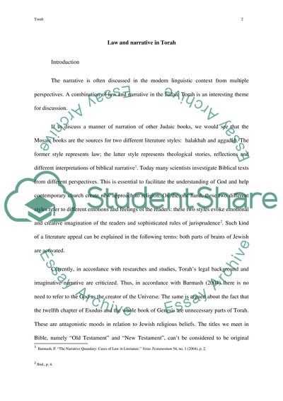 Law Principles in Torah