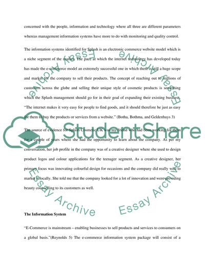 FUNDAMENTALS OF INFORMATION AND INFORMATION SYSTEMS