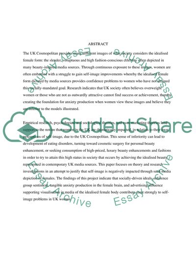 The Image of Women in Cosmopolitan