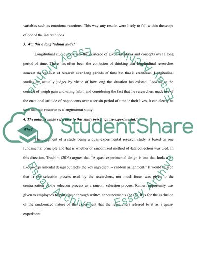 The Experiment Resources Design