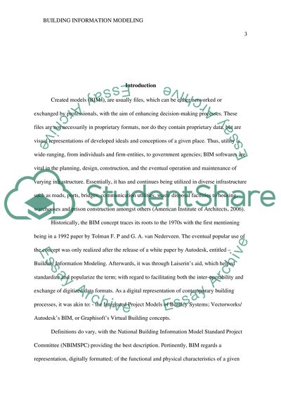 Building Information Modeling as Perspective the Engineering Tool