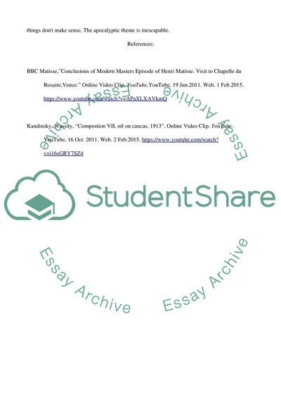 Matisse and Kandinsky