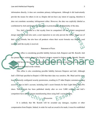 Legal memo see assignment criteria (uk civil law course)