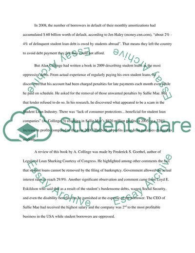 Student Loans: Malpractices, Frivolous Lending, and Helpless Lendees