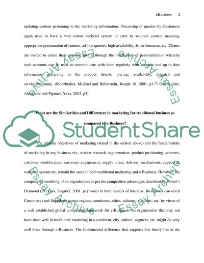 How Is E-business Marketed