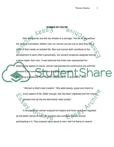 Women of Color in Developing Economies